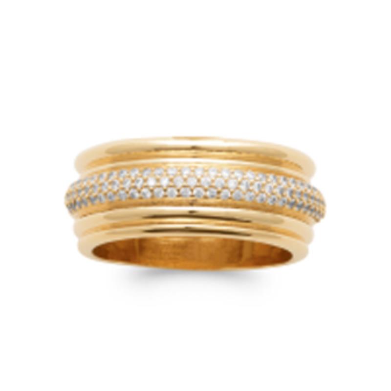 Coque de Nacre Bague plaqué or 2969210