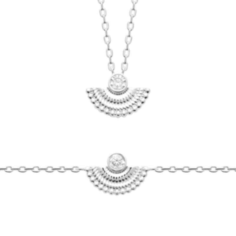 Coque de Nacre Chaîne argent 874036