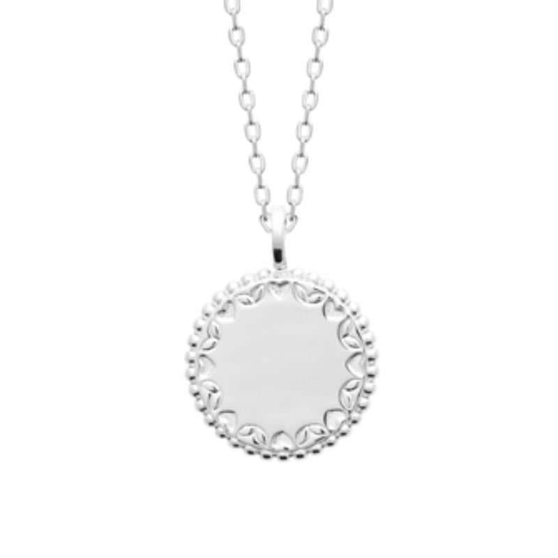 Coque de Nacre Collier argent 722231