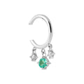 Coque de Nacre Boucles d'oreilles argent 13016950
