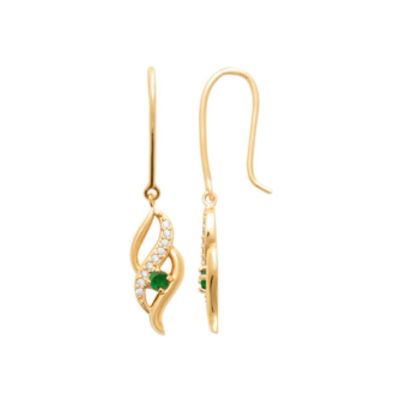 Coque de Nacre Puces d'oreilles plaqué or 23055550