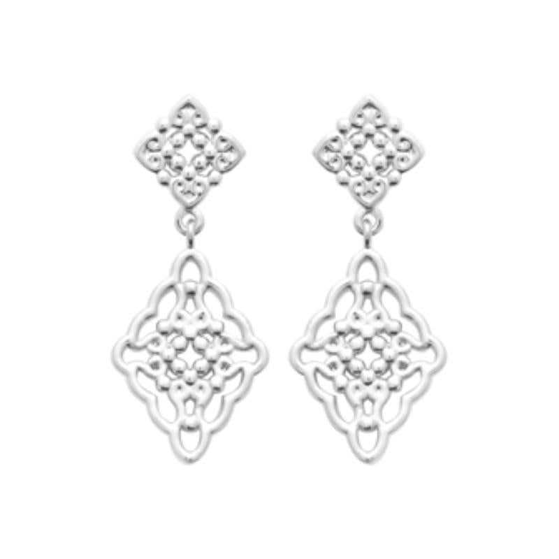 Coque de Nacre Boucles d'oreilles pendantes argent 73049200