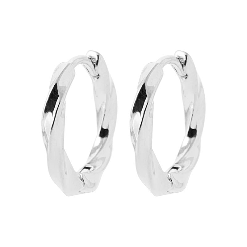 Coque de Nacre Créoles argent 7682600