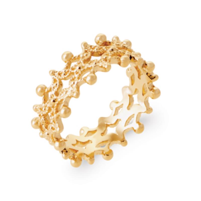 Coque de Nacre Bague plaqué or 2927700