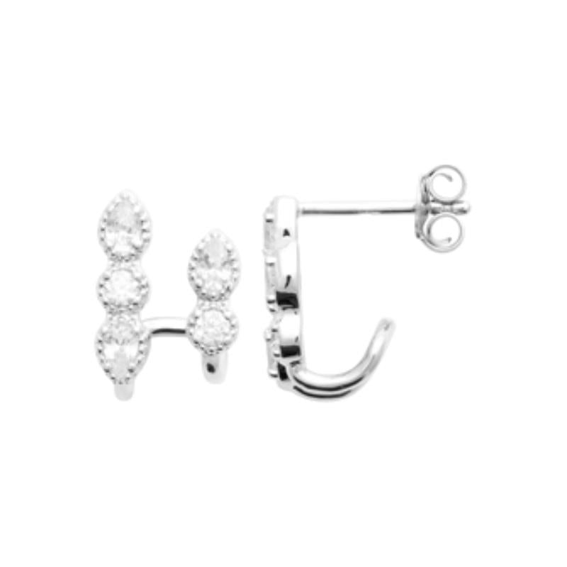 Coque de Nacre Boucles d'oreilles pendantes argent 13058410