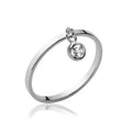 Coque de Nacre Bague solitaire argent 1244310