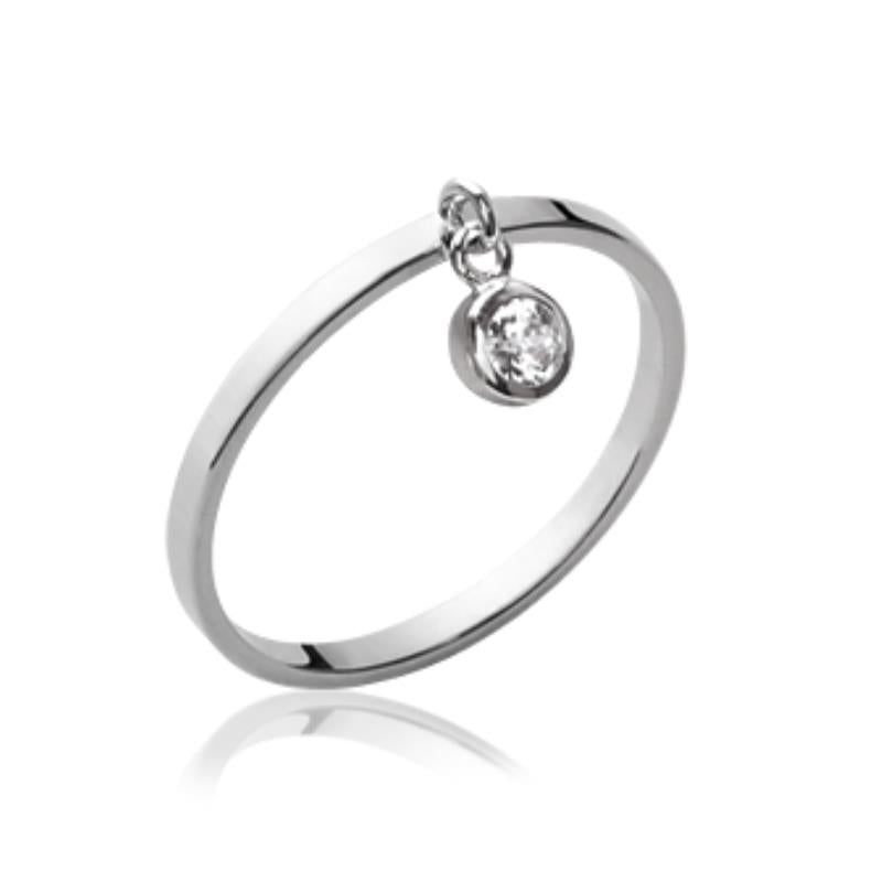 Coque de Nacre Bague solitaire argent 1244310