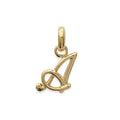 Coque de Nacre Pendentif initiale plaqué or 24811551