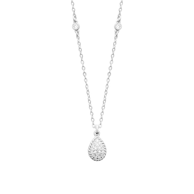 Coque de Nacre Collier argent 874325