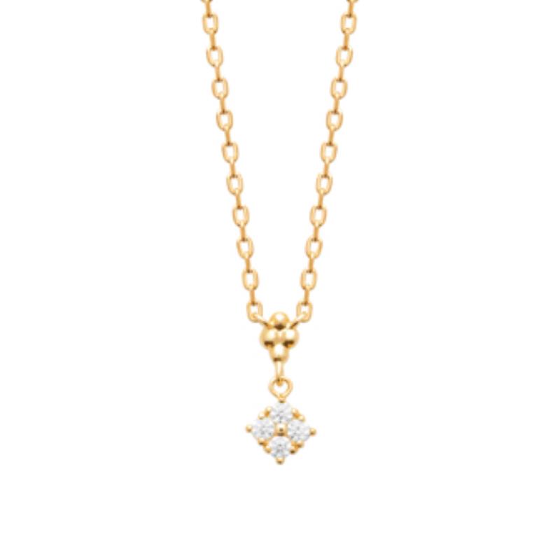 Coque de Nacre Collier plaqué or 974098