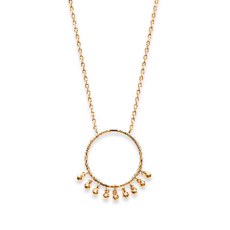 Coque de Nacre Collier plaqué or 921614