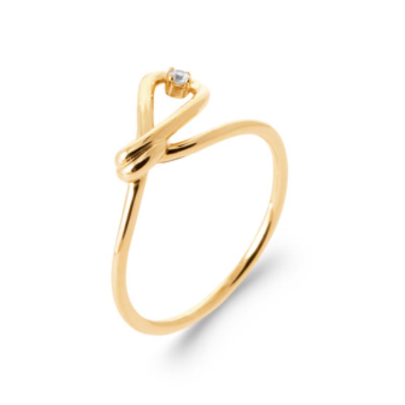 Coque de Nacre Bague plaqué or 2969810