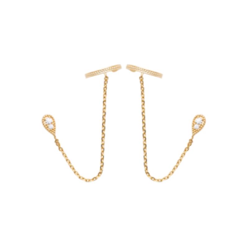 Coque de Nacre Boucles d'oreilles plaqué or 2599310