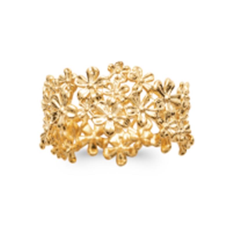 Coque de Nacre Bague plaqué or 2966500