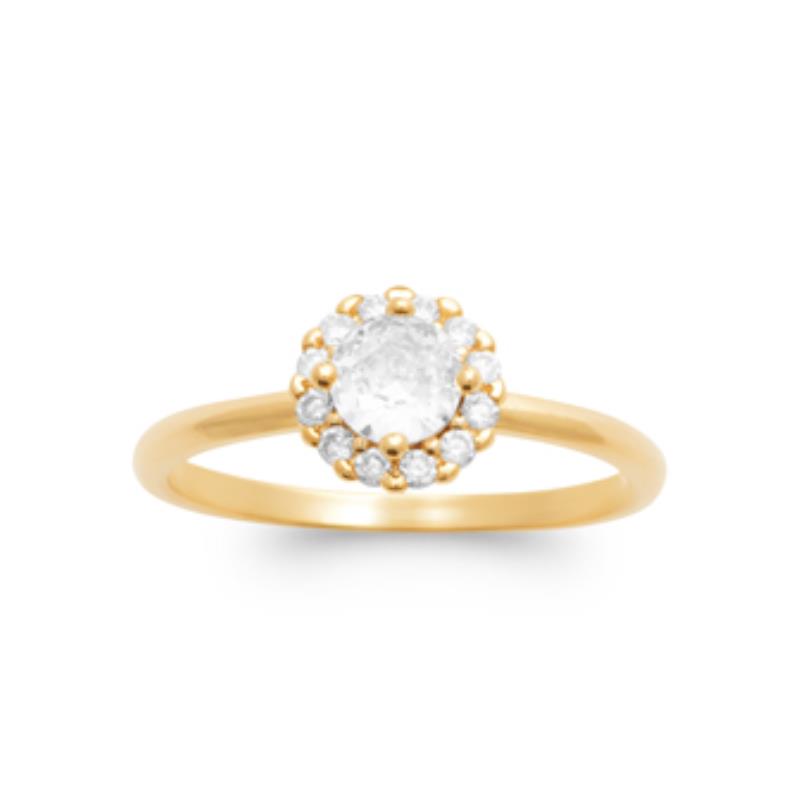 Coque de Nacre Bague plaqué or 2993410