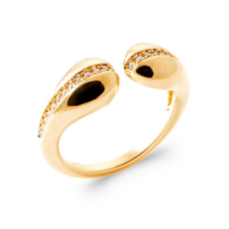 Coque de Nacre Bague plaqué or 2992110