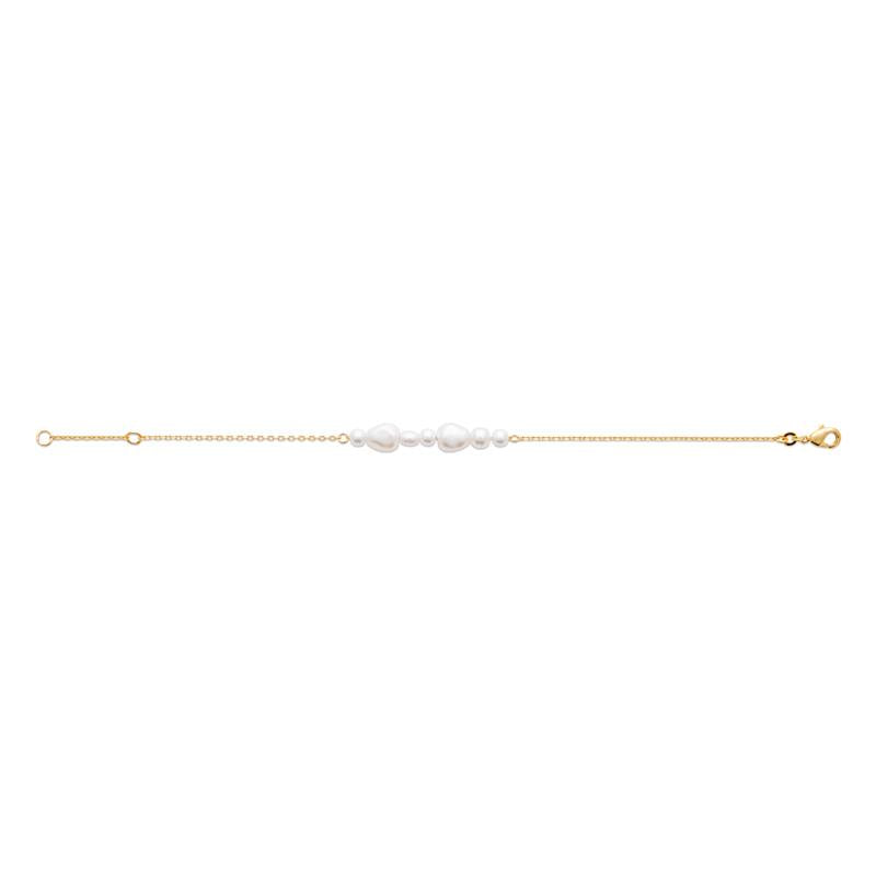 Coque de Nacre Collier plaqué or 974077