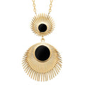Coque de Nacre Collier plaqué or 973347