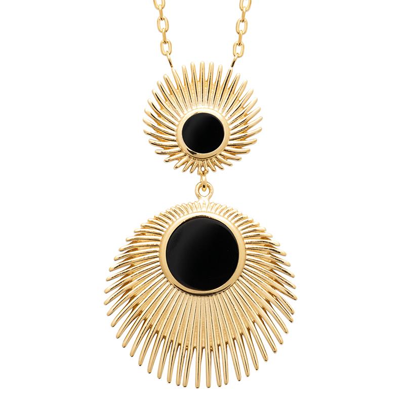 Coque de Nacre Collier plaqué or 973347