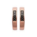 Coque de Nacre Créoles plaqué or rose 2612707