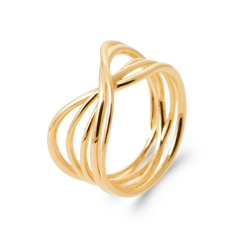 Coque de Nacre Bague plaqué or 2976200