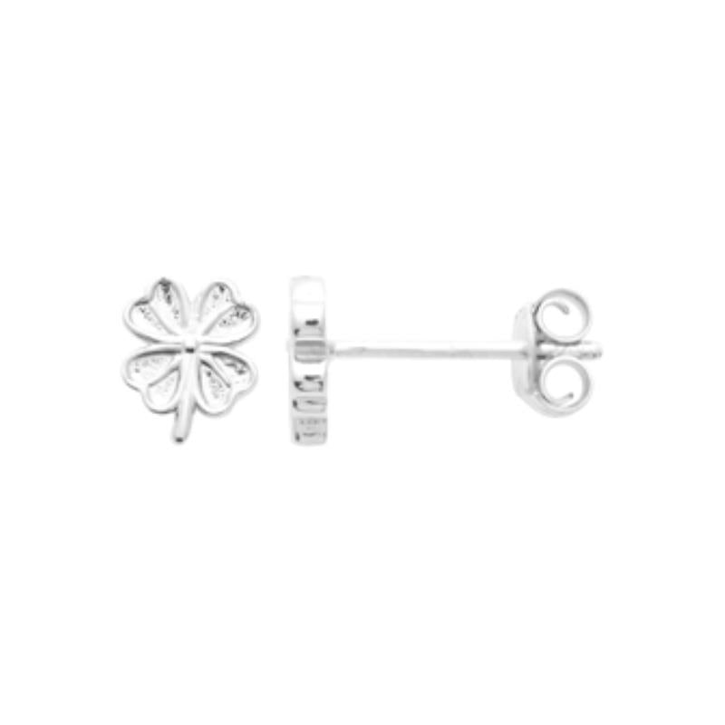Coque de Nacre Puces d'oreilles argent 73054300