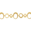 Coque de Nacre Bracelet acier doré 312239