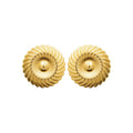 Coque de Nacre Boucles d'oreilles acier doré 3128809