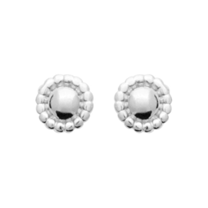 Coque de Nacre Puces d'oreilles argent 73073800