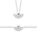 Coque de Nacre Chaîne argent 722157