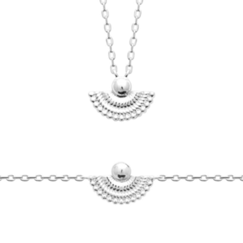 Coque de Nacre Chaîne argent 722157
