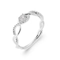 Coque de Nacre Bague solitaire argent 1958810