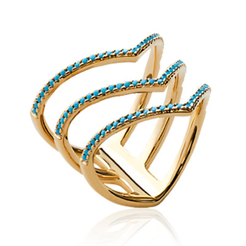Coque de Nacre Bague plaqué or 2236830