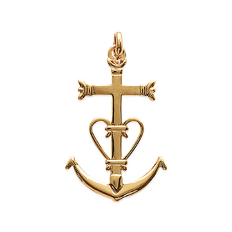 Coque de Nacre Pendentif plaqué or 2481146