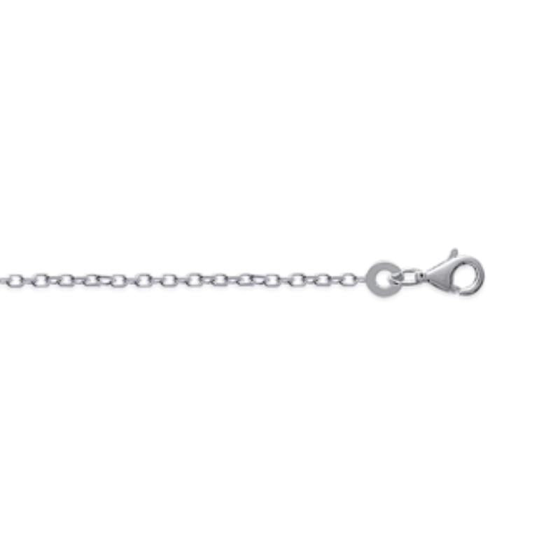 Coque de Nacre Chaîne maille forçat argent 125040
