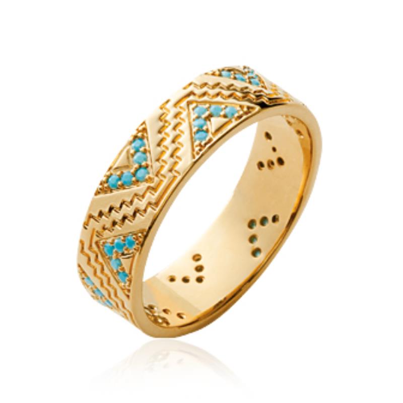Coque de Nacre Bague plaqué or 2239230