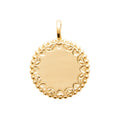 Coque de Nacre Médaille plaqué or 2784300