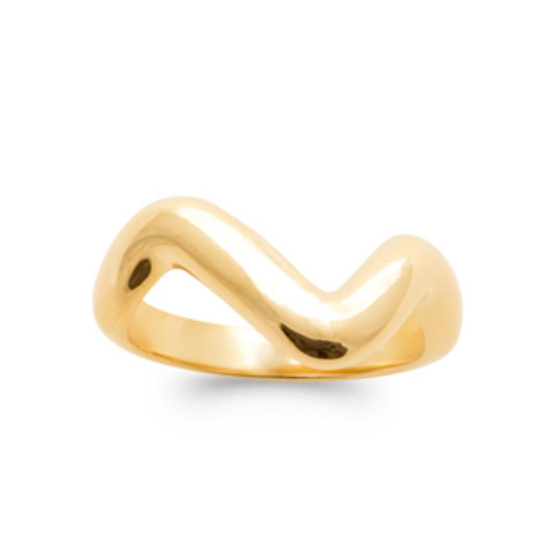Coque de Nacre Bague plaqué or 2983900