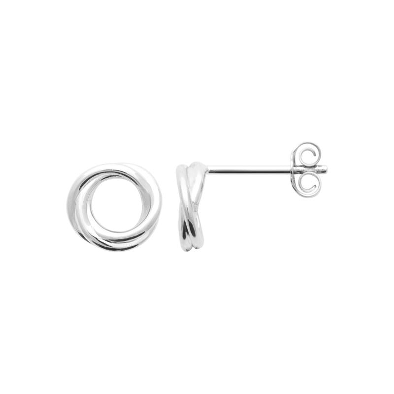 Coque de Nacre Puces d'oreilles argent 73070600