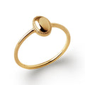 Coque de Nacre Bague plaqué or 2275800