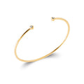 Coque de Nacre Bracelet jonc plaqué or 971656