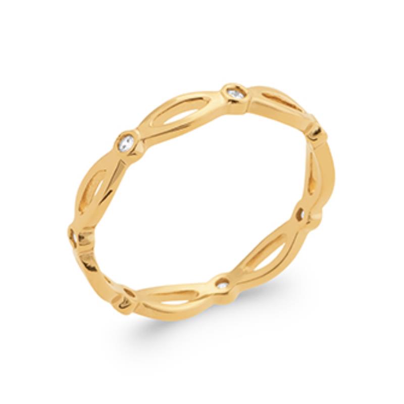Coque de Nacre Bague plaqué or 2909310