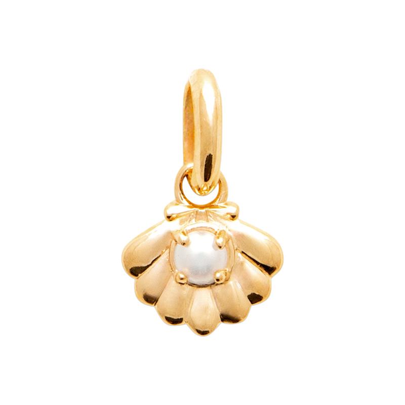 Coque de Nacre Pendentif plaqué or 27920014