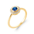 Coque de Nacre Bague solitaire plaqué or 2292640