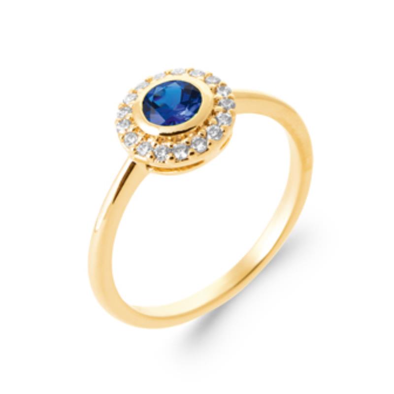 Coque de Nacre Bague solitaire plaqué or 2292640