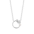 Coque de Nacre Collier argent 873889