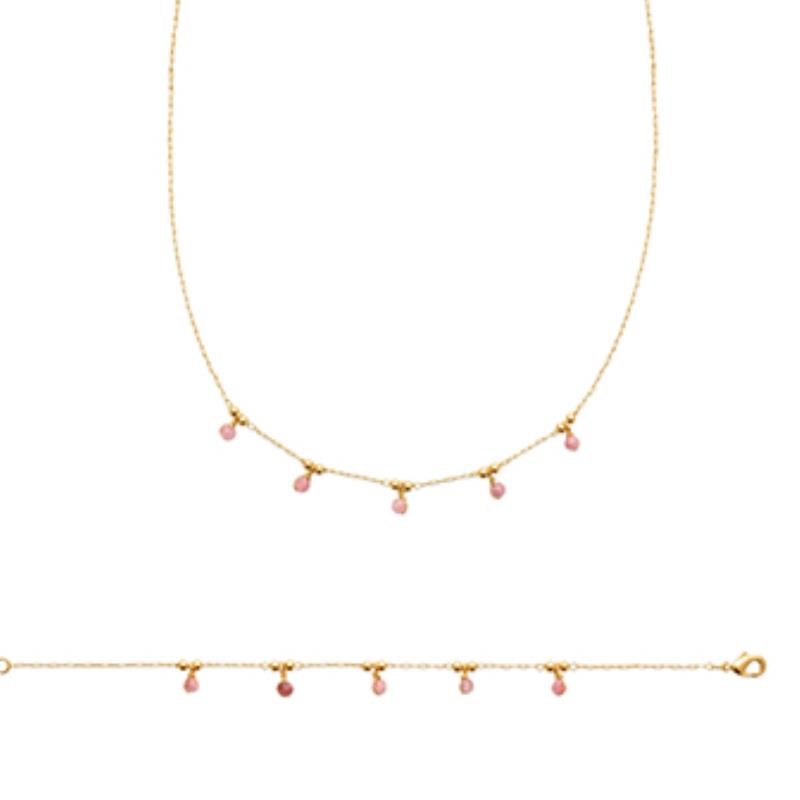 Coque de Nacre Collier plaqué or 973491