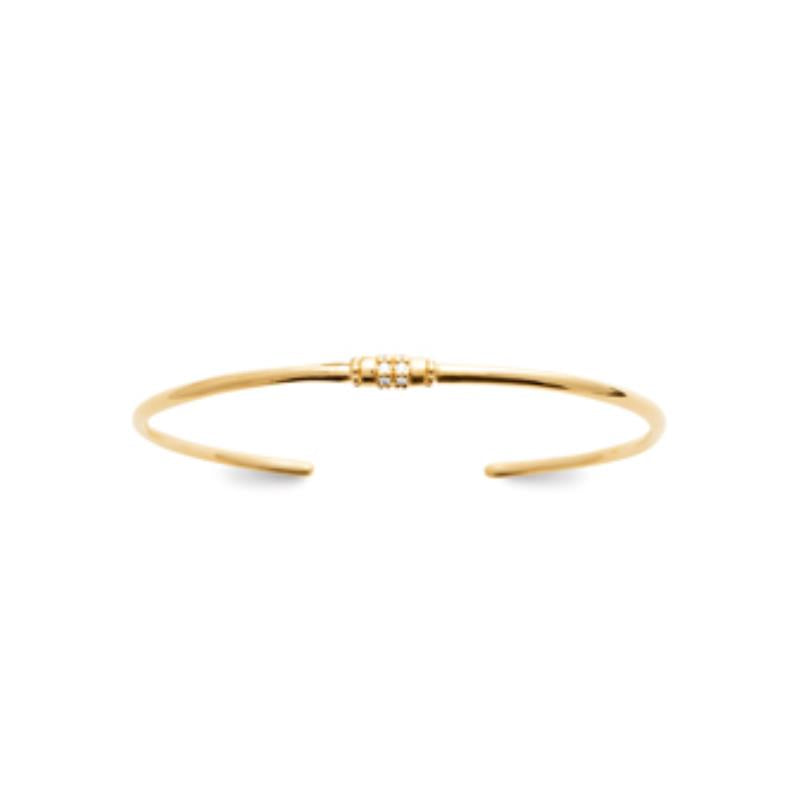 Coque de Nacre Bracelet jonc plaqué or 974231