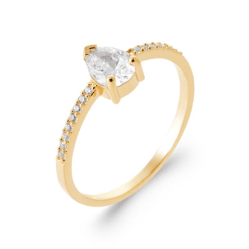 Coque de Nacre Bague plaqué or 2972610