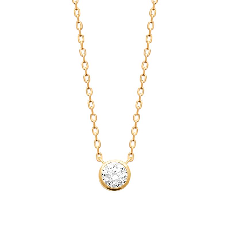 Coque de Nacre Collier plaqué or 971470